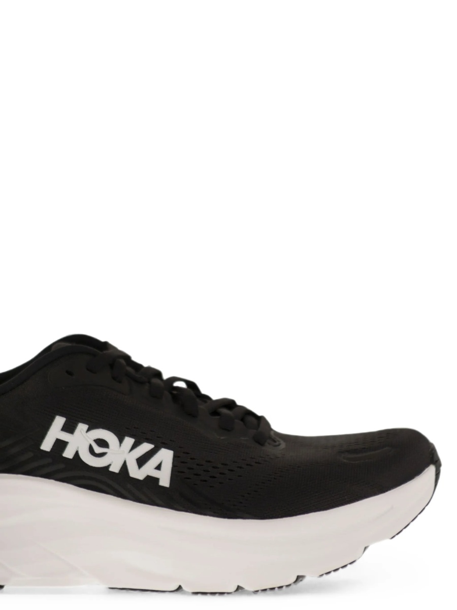Sneakers Hoka One One negri din material tehnic - Img 5