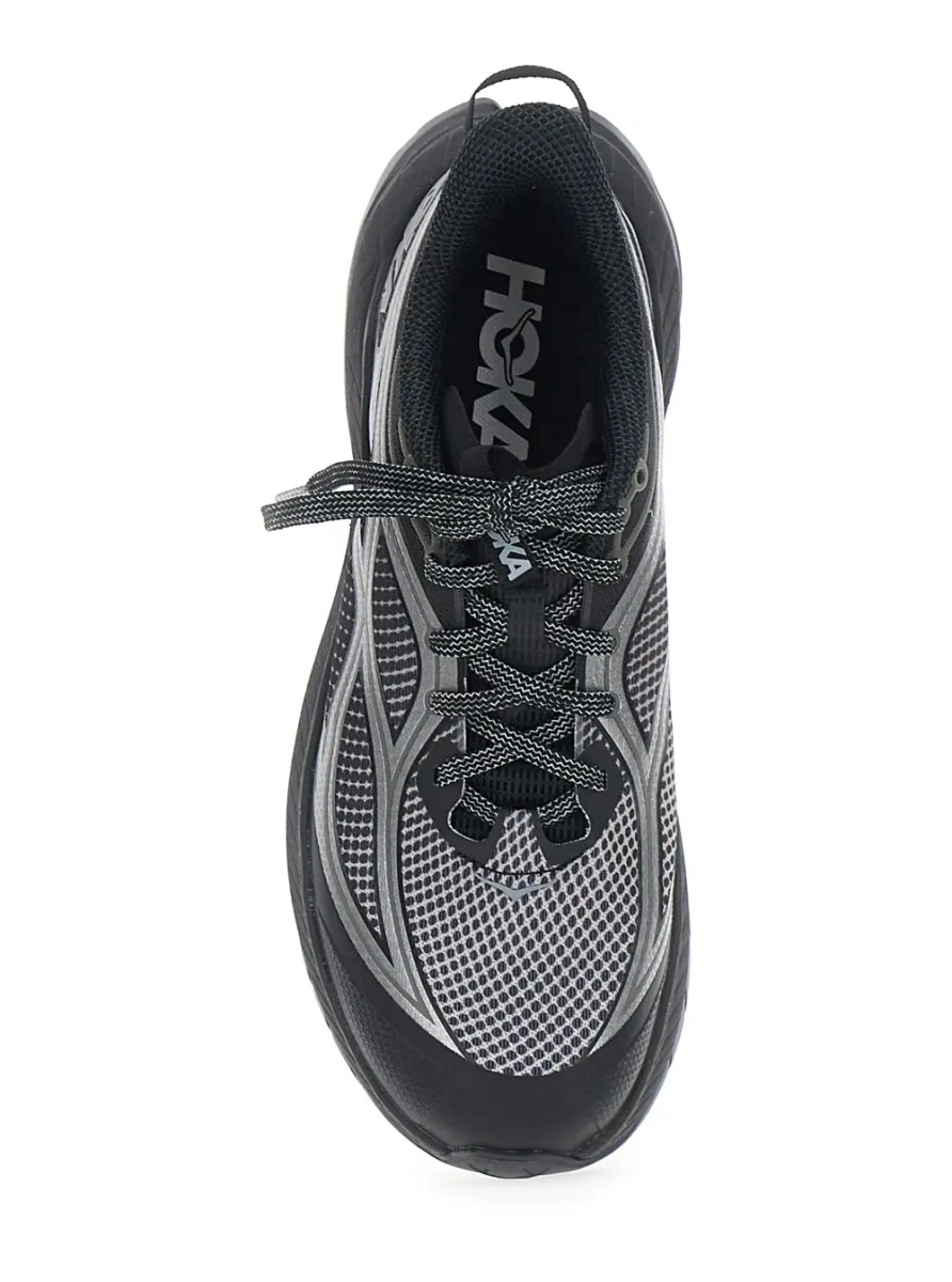 Sneakers Hoka One One negri din material textil 'Mach Remastered Aura' - Img 4