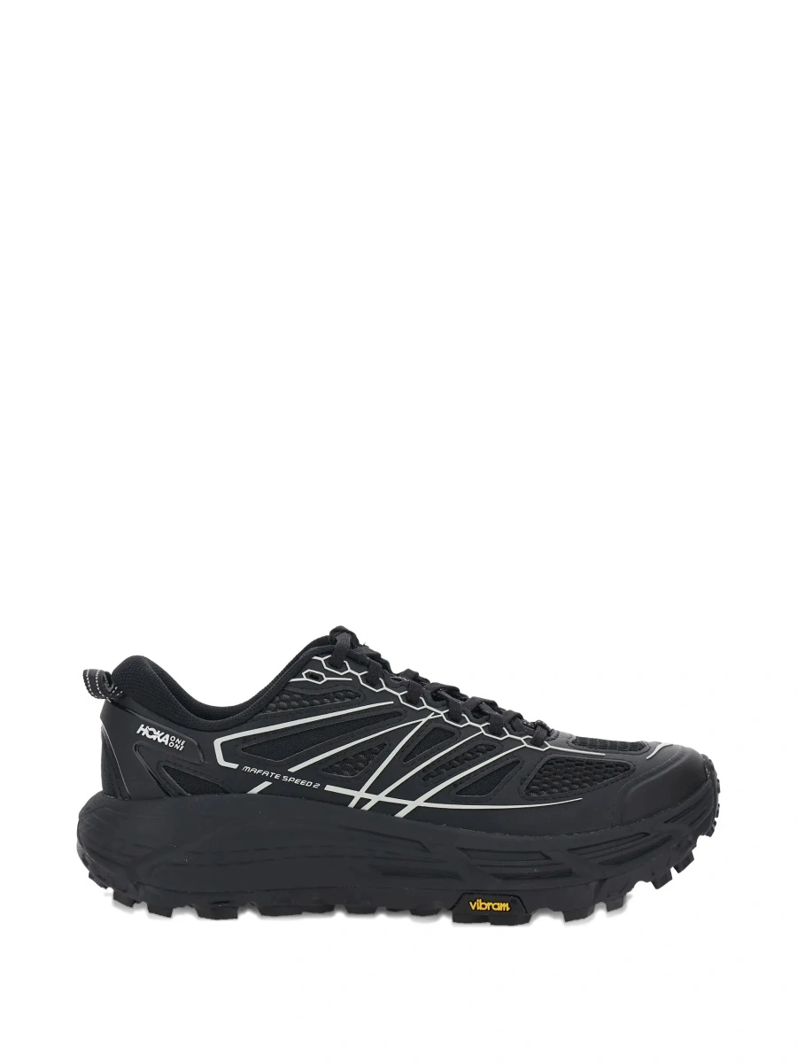Sneakers Hoka One One negri din textil - Img 8