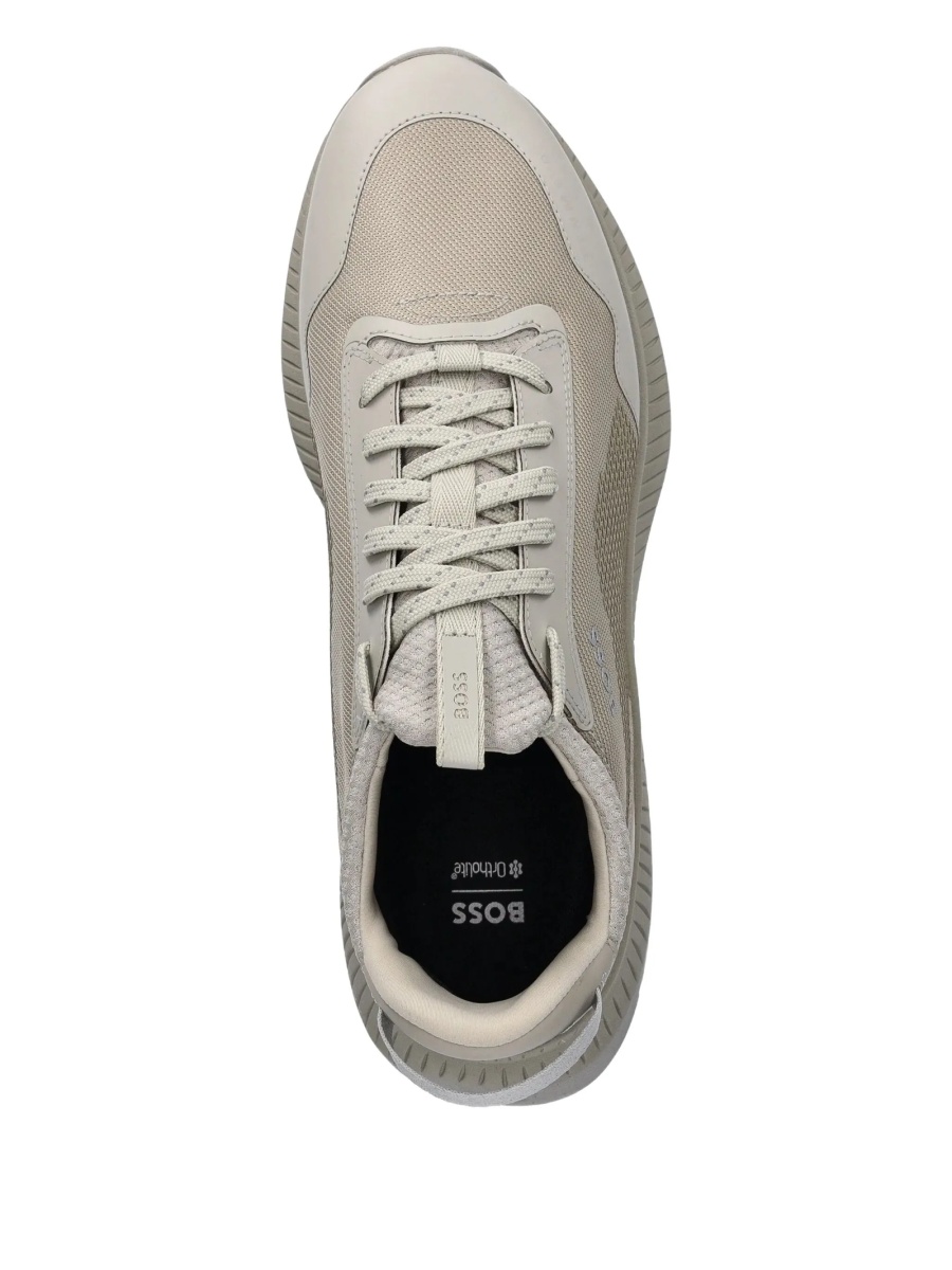 Sneakers Hugo Boss neutri din polyester - Img 3