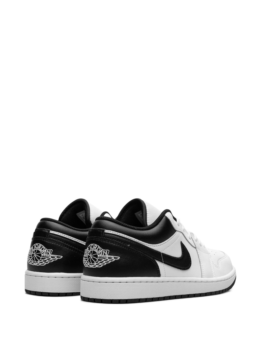 Sneakers Jordan air jordan 1 albi din material textil si piele - Img 3
