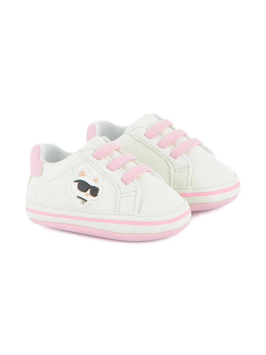 Sneakers Karl Lagerfeld albi din piele eco - Img 5