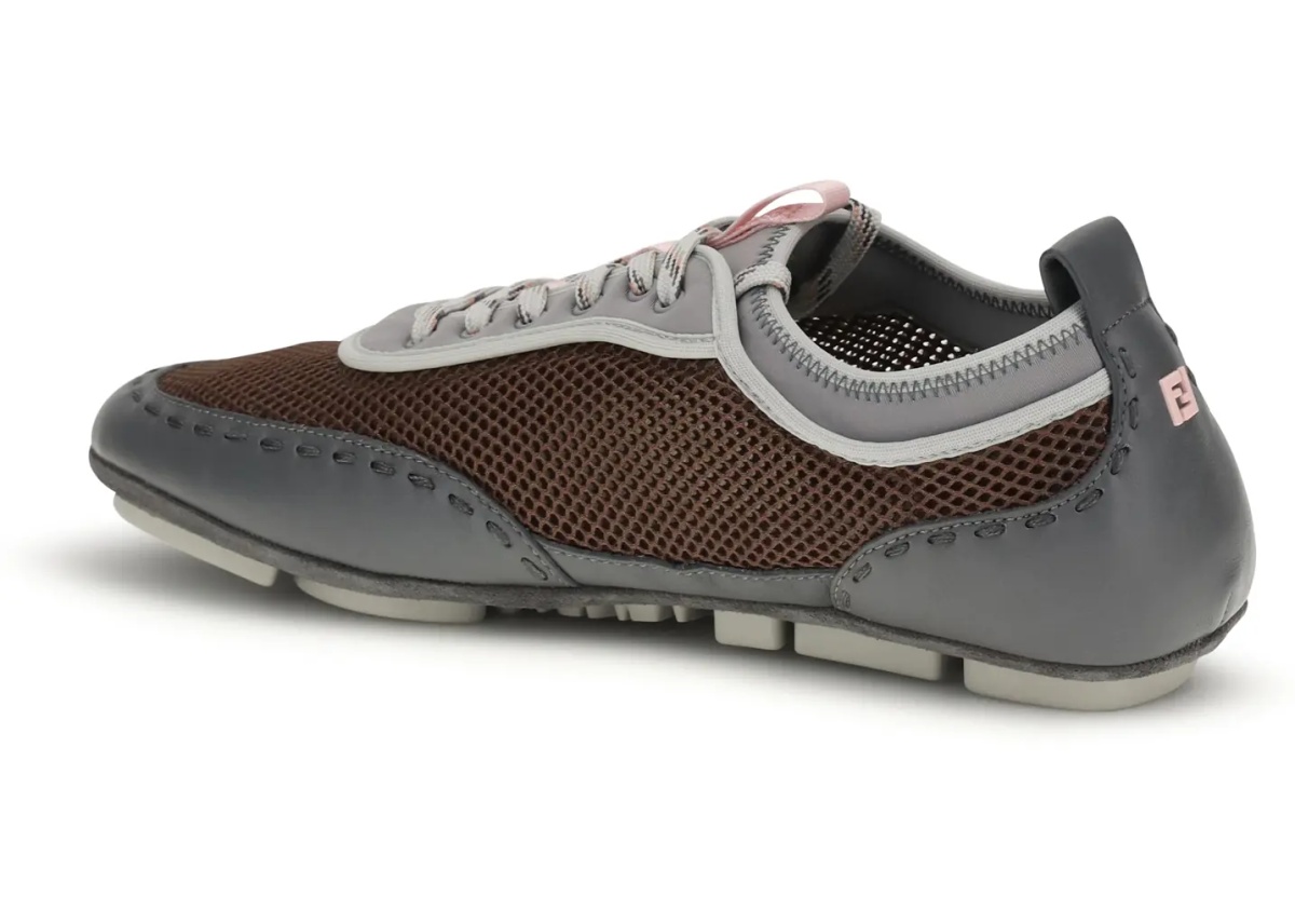 Sneakers Leather and mesh Sneakers by Fendi - Img 3