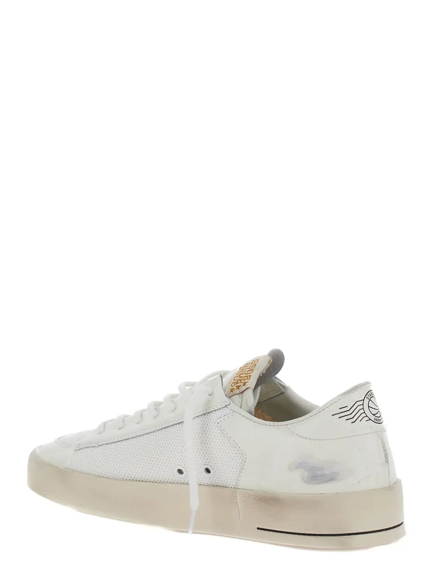 Sneakers Low Sneakers 'Stardan' with Star Patch in Leather and Tech Fabric White Men - Img 3