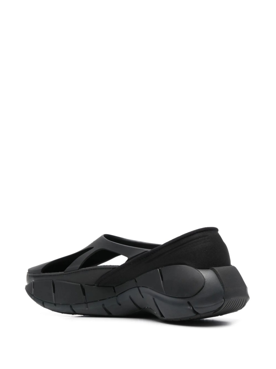 Sneakers MAISON MARGIELA X REEBOK negri din cauciuc si material textil - Img 3