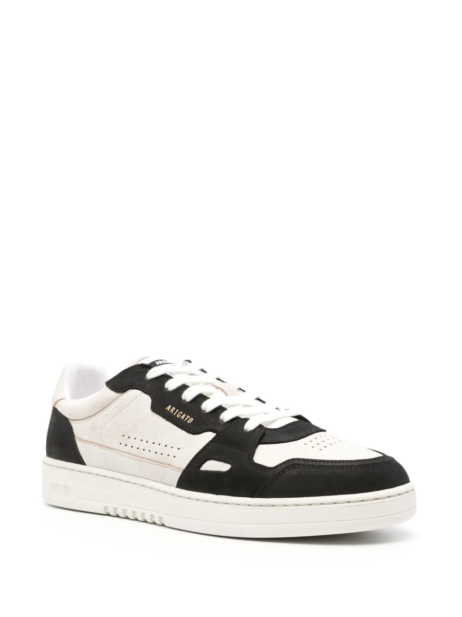 Sneakers Men's Black and Beige Leather Logo 'Dice Lo' Bicolor Sneakers - Img 5