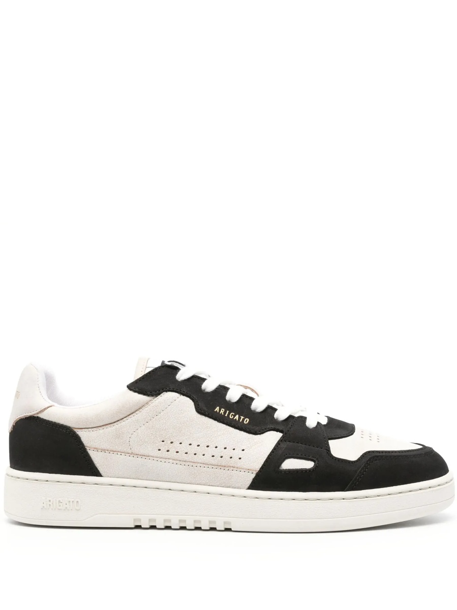 Sneakers Men's Black and Beige Leather Logo 'Dice Lo' Bicolor Sneakers - Img 8