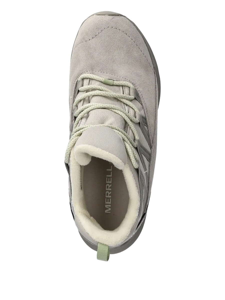 Sneakers Merrell gri din piele intoarsa si material textil - Img 3