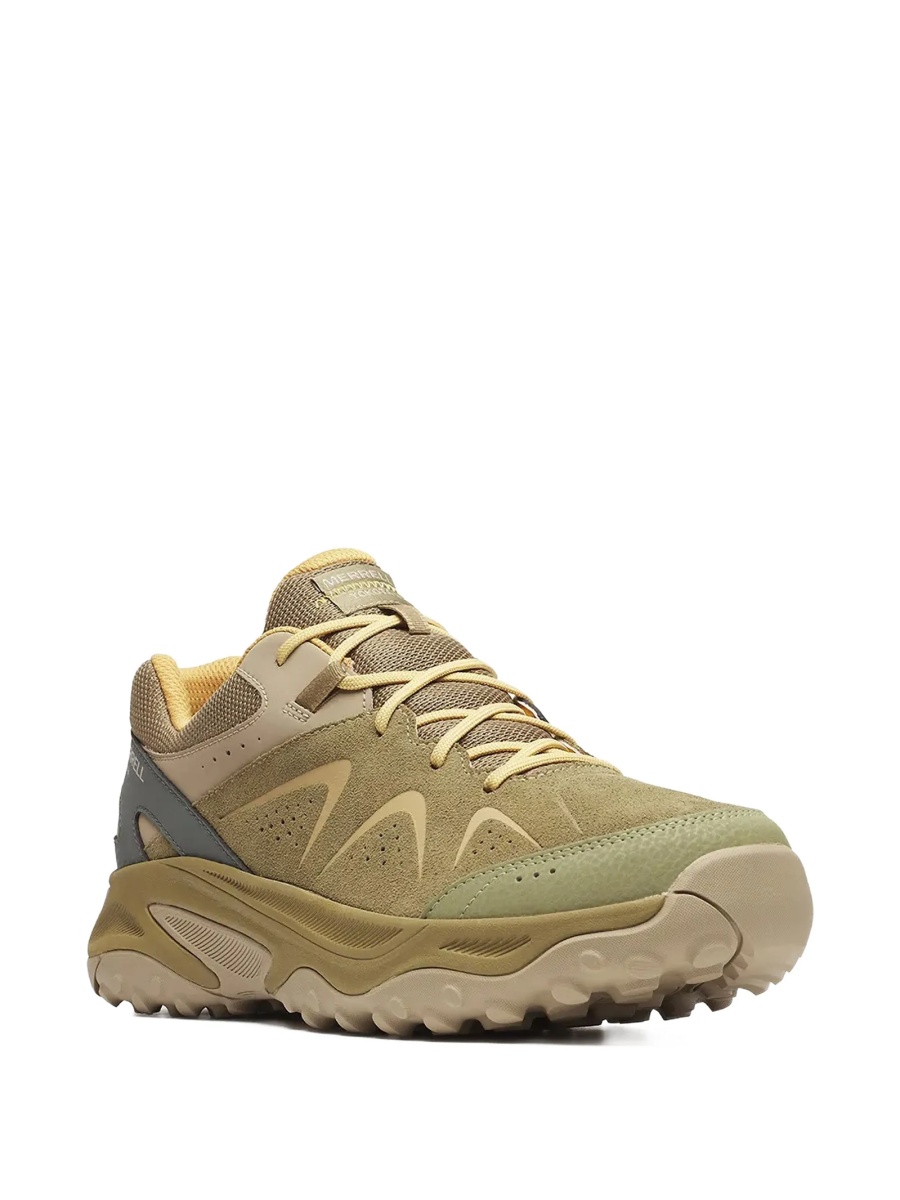 Sneakers Merrell neutri din piele intoarsa si material textil - Img 2