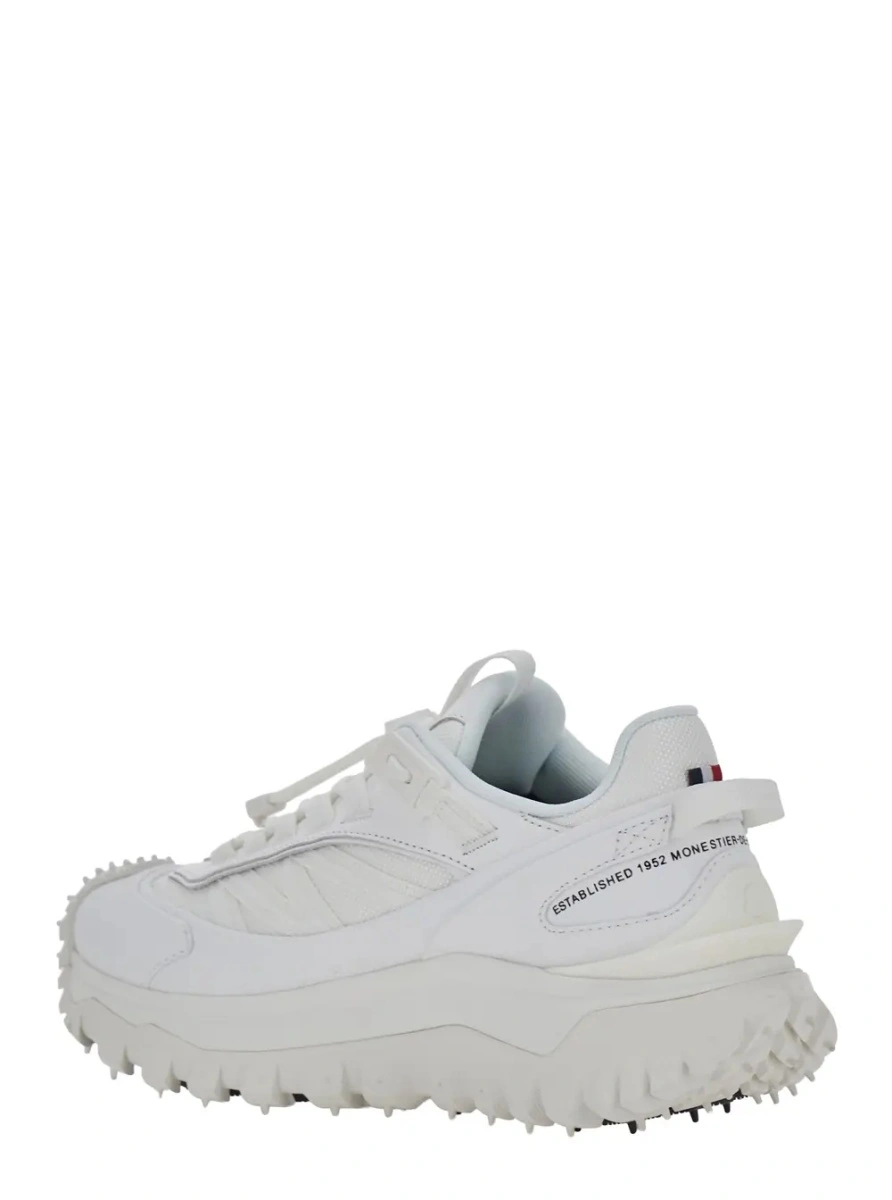 Sneakers Moncler 'Trailgrip' albi din piele - Img 3