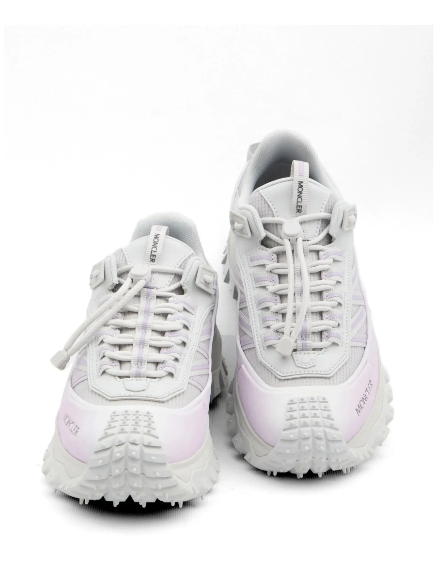 Sneakers Moncler 'Trailgrip' gri din piele - Img 8