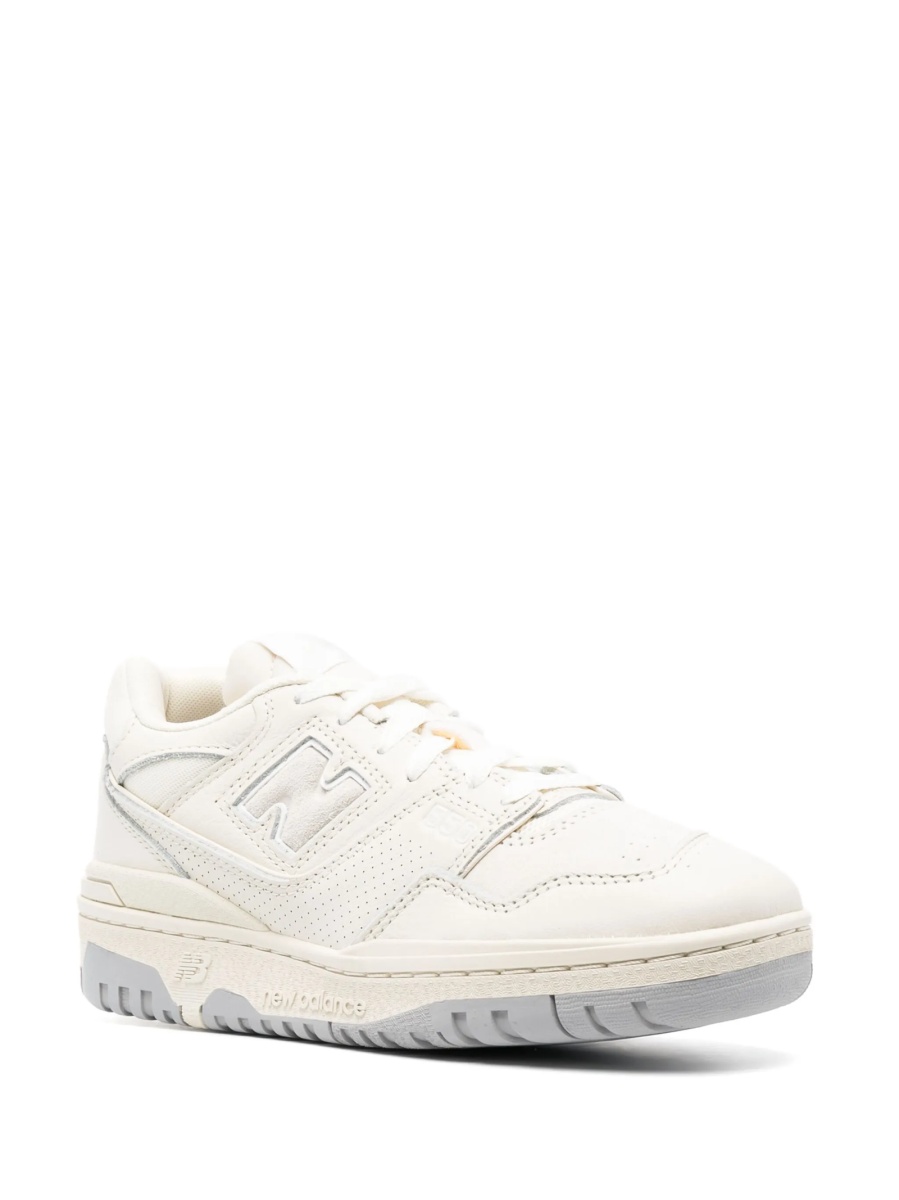 Sneakers New Balance 550 neutri din piele si material textil - Img 2
