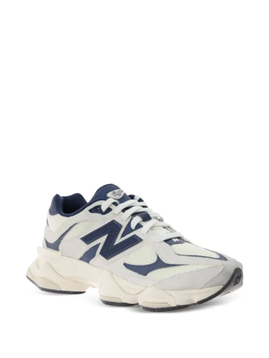 Sneakers New Balance '9060' albastri din piele si material textil - Img 6