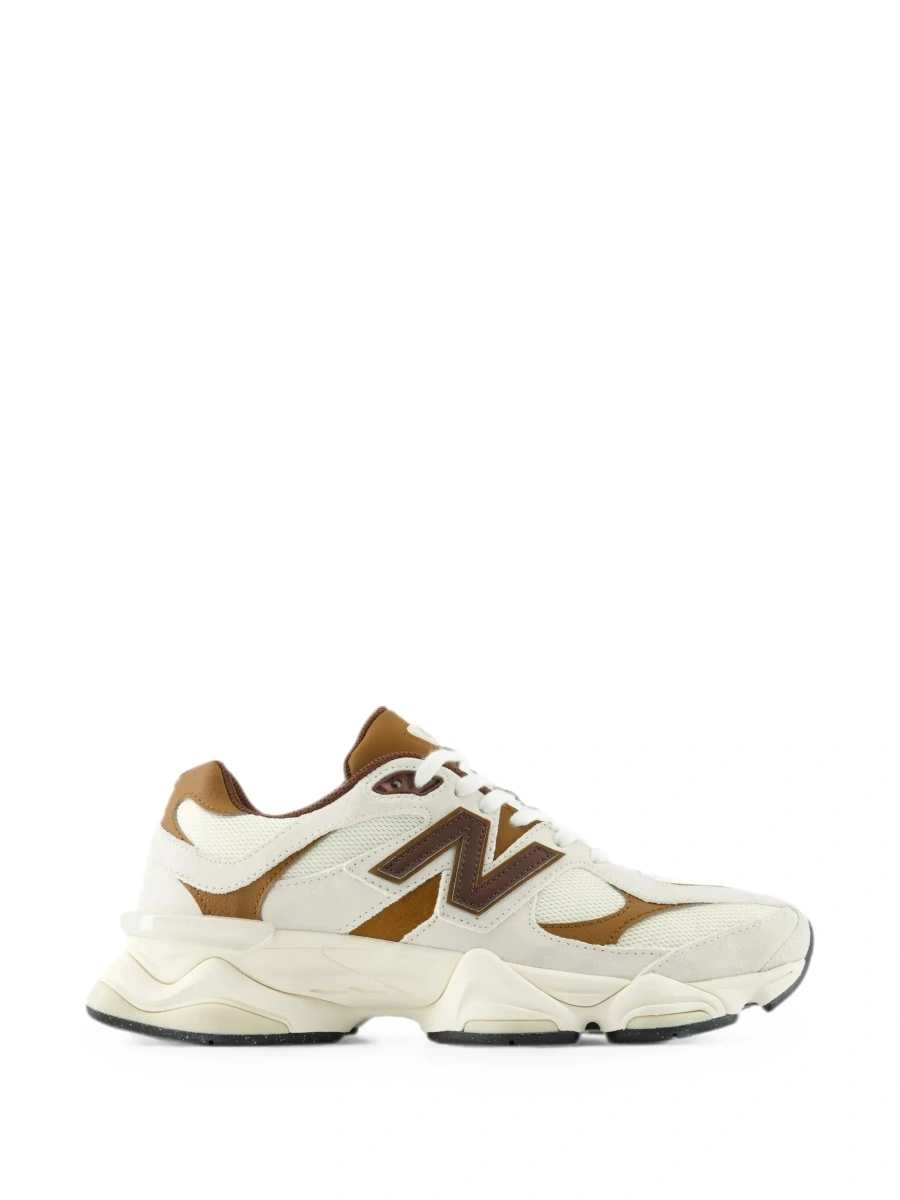Sneakers New Balance '9060' maro din piele si material textil - Img 9