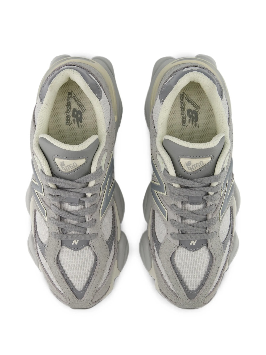 Sneakers New Balance 990 gri din plasa si piele - Img 3
