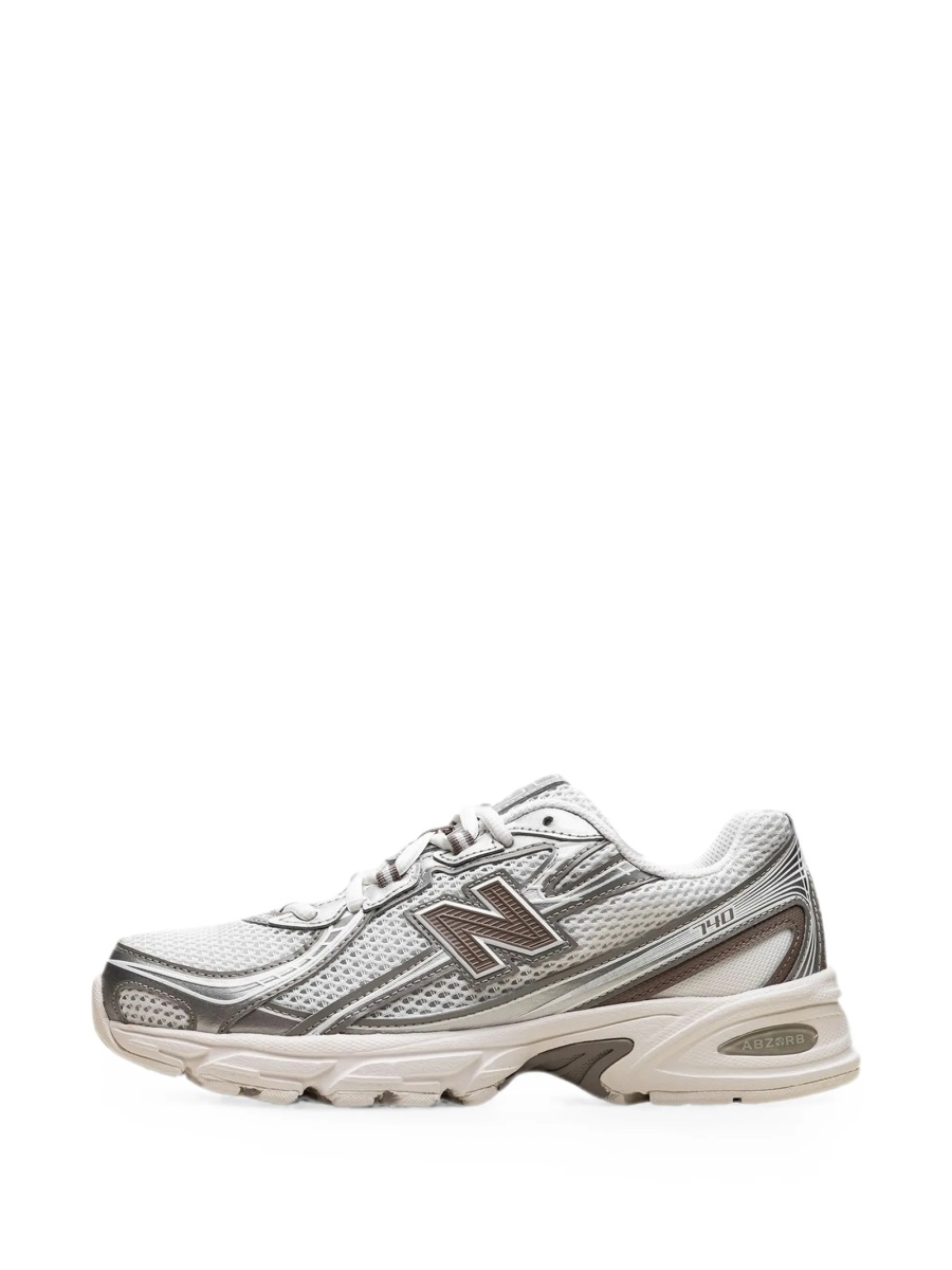 Sneakers New Balance albi din plasa si poliuretan - Img 5