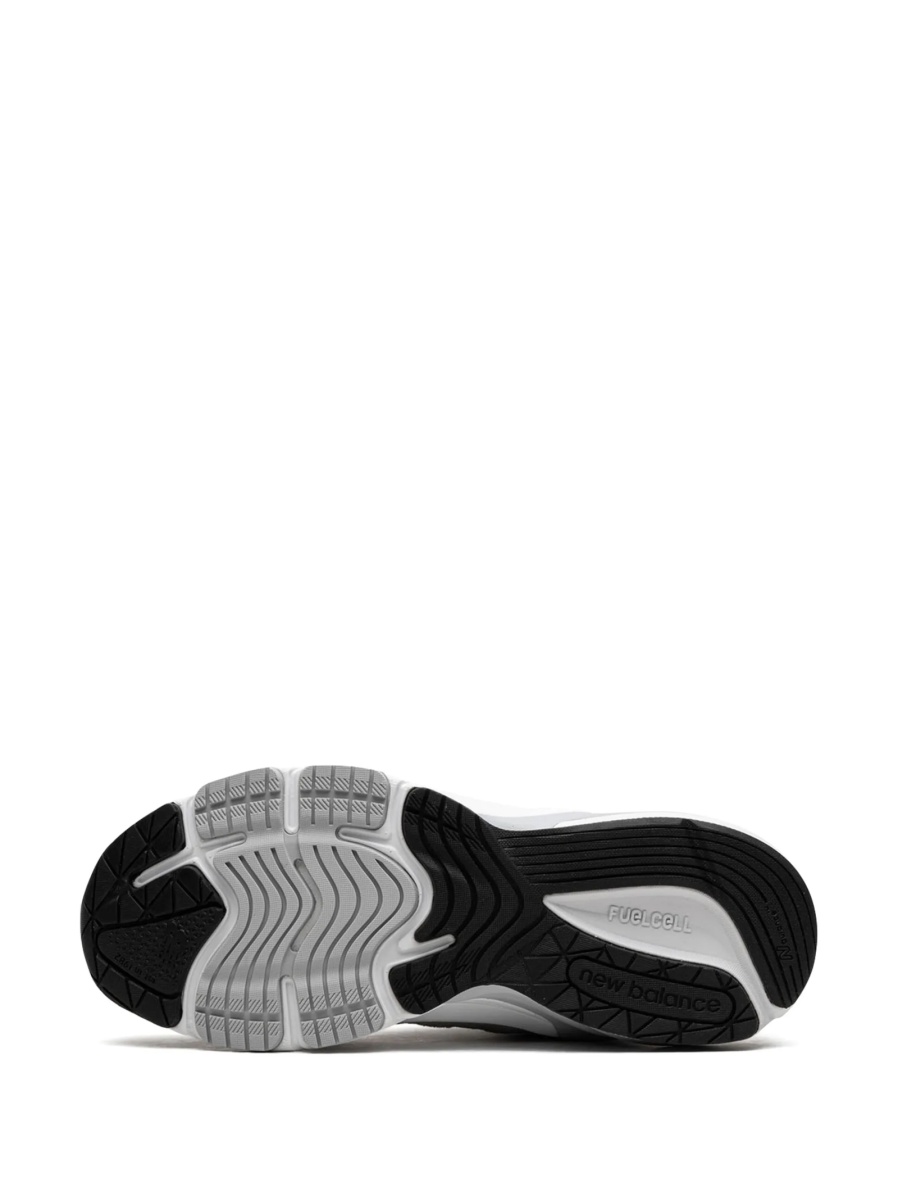 Sneakers New Balance gri din material textil si piele intoarsa - Img 4