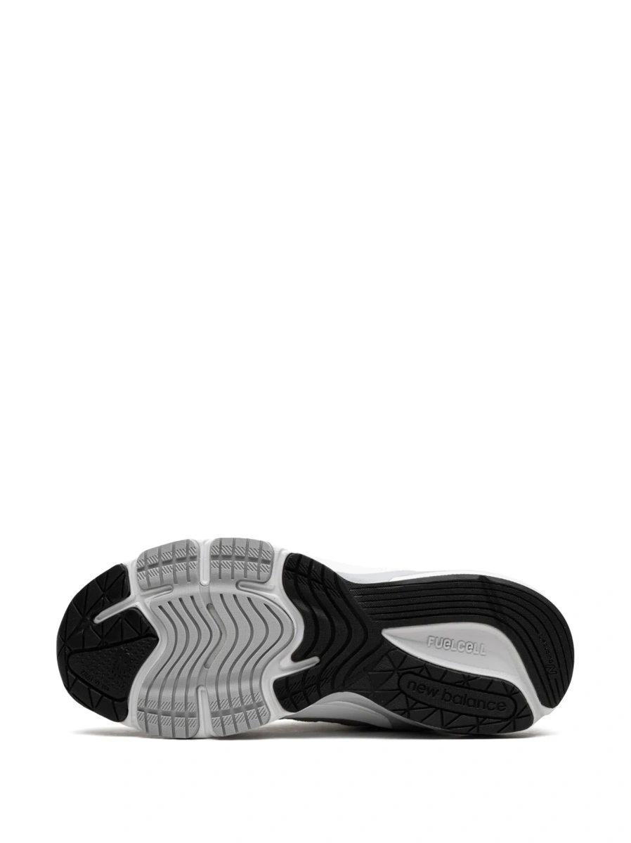Sneakers New Balance gri din material textil si piele intoarsa - Img 4