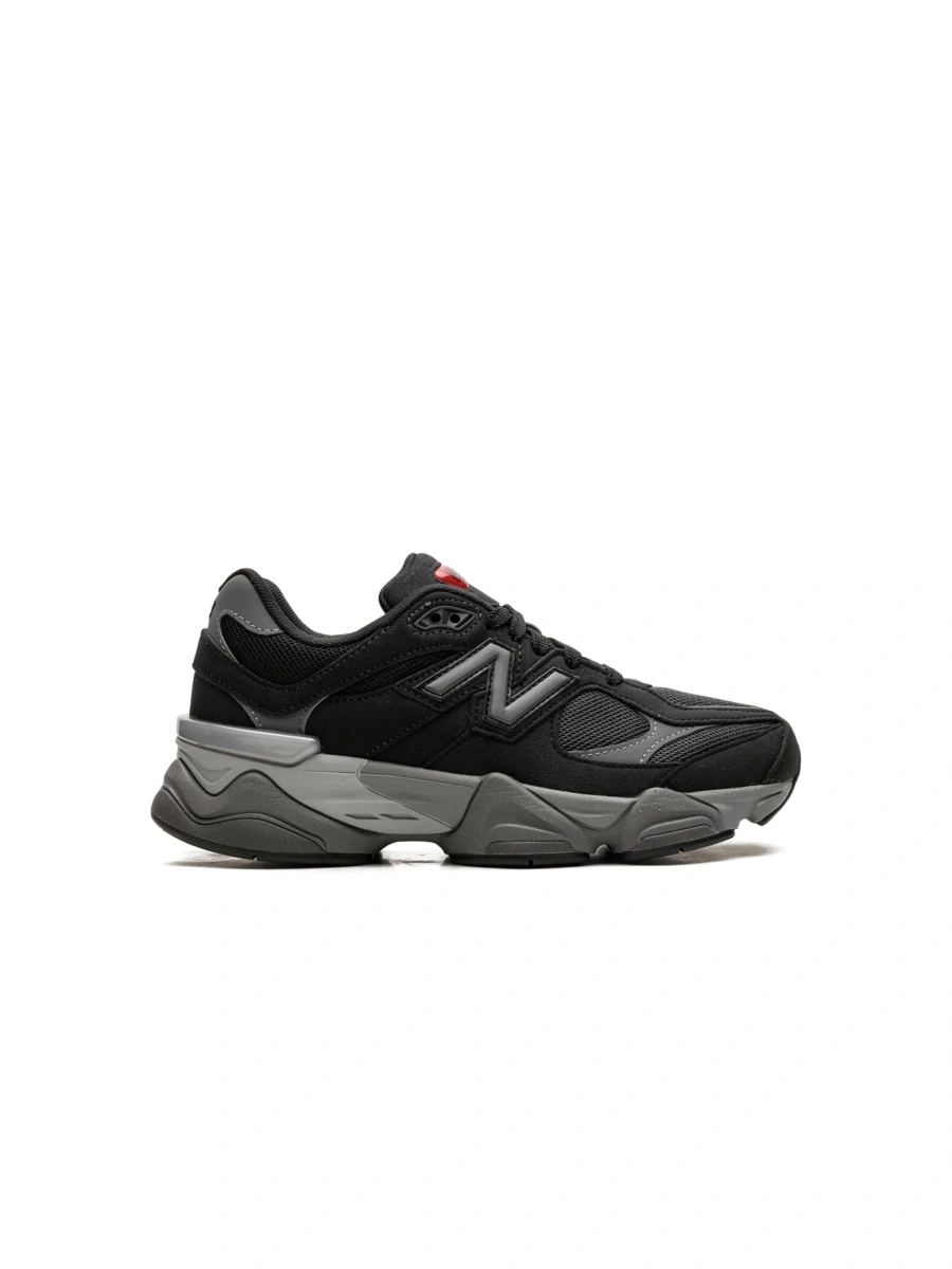 Sneakers New Balance Kids negri din piele intoarsa si plasa - Img 2