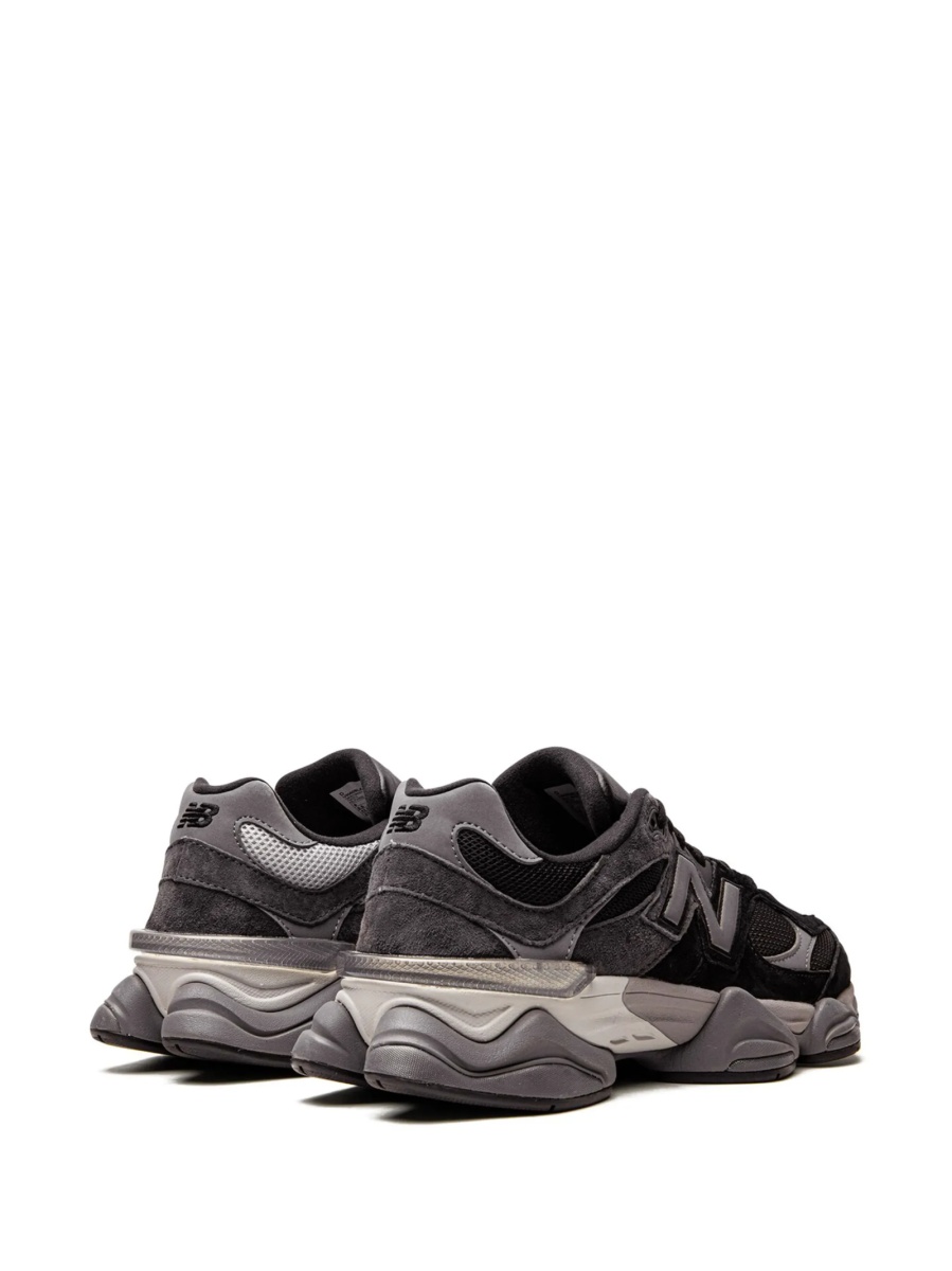 Sneakers New Balance negri din material textil si piele - Img 3