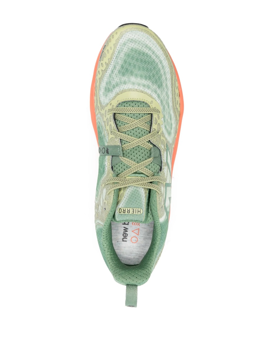 Sneakers New Balance verzi din material textil - Img 4