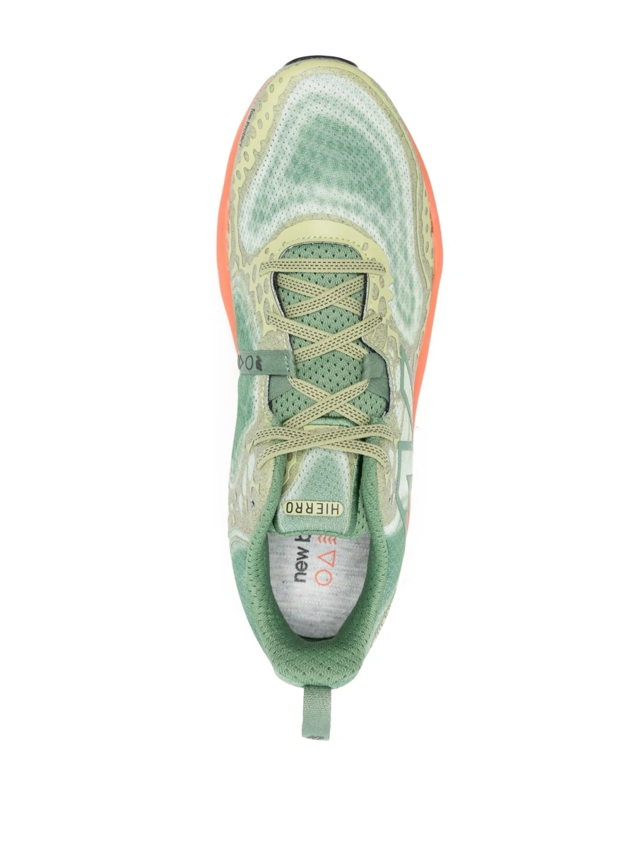 Sneakers New Balance verzi din material textil - Img 4