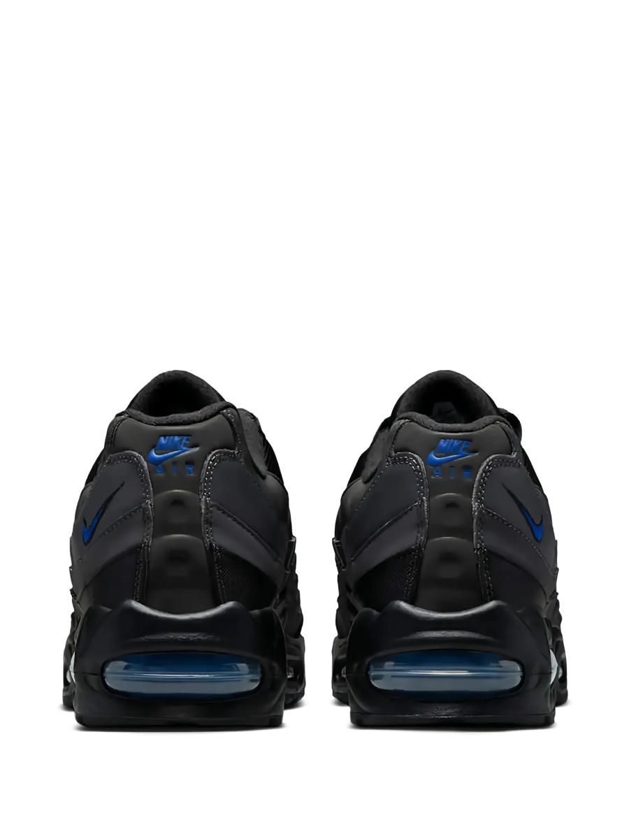 Sneakers Nike air max negri din material textil si poliuretan - Img 3
