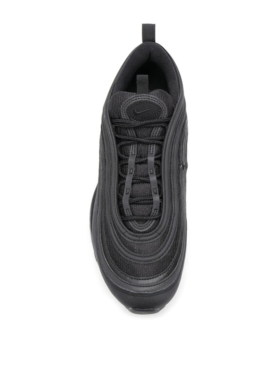 Sneakers Nike air max negri din polyester si piele - Img 4