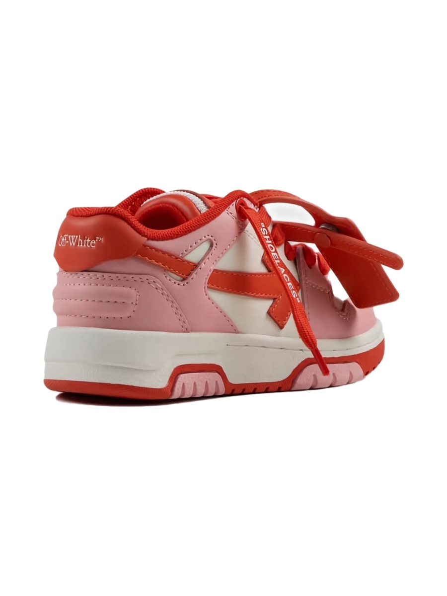 Sneakers Off-White albi din piele - Img 2
