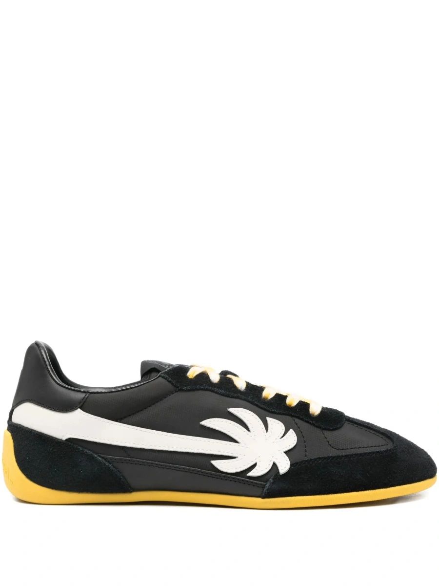 Sneakers Palm Angels negri din piele - Img 8