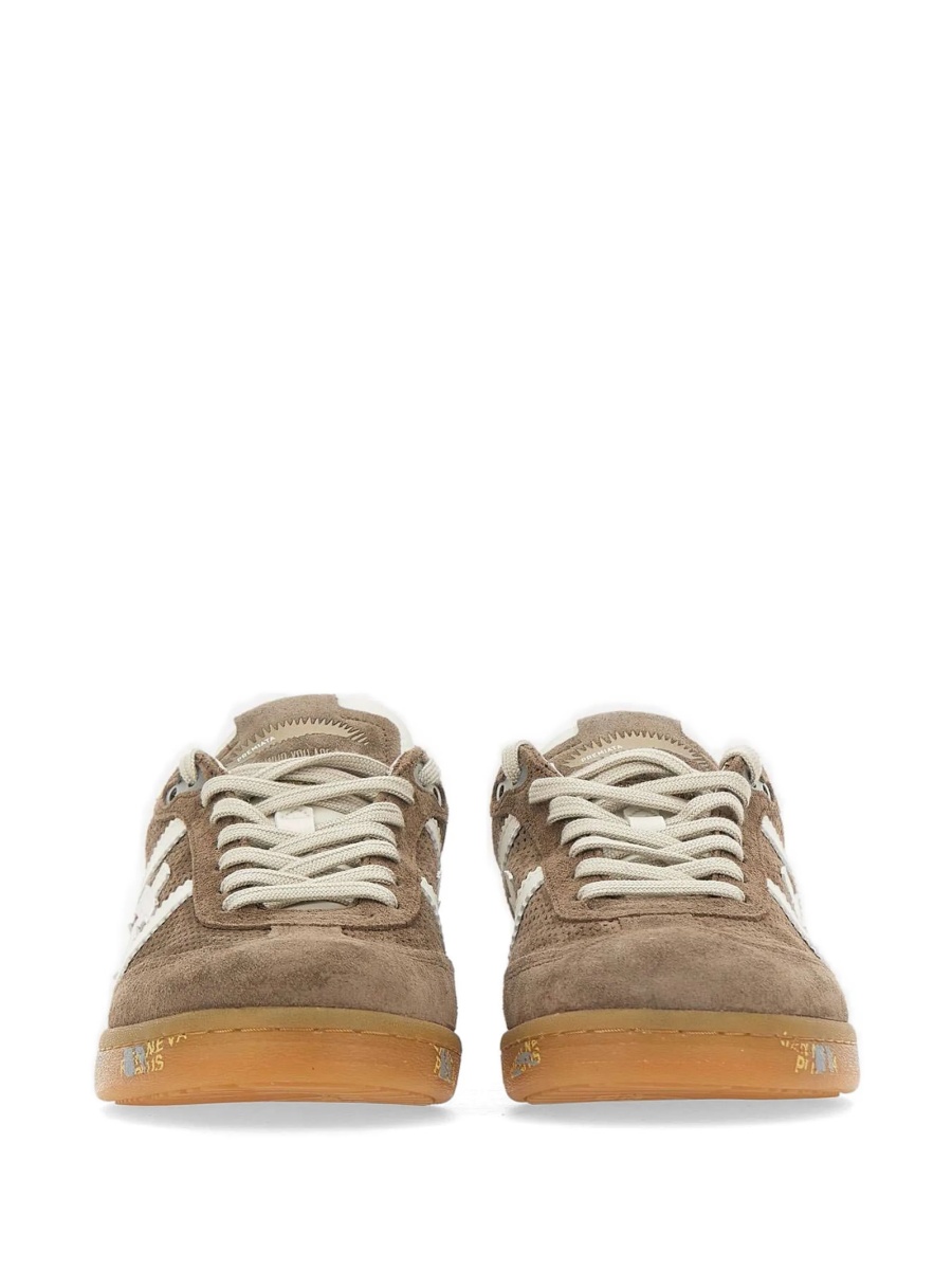 Sneakers Premiata maro din poliuretan si piele - Img 3