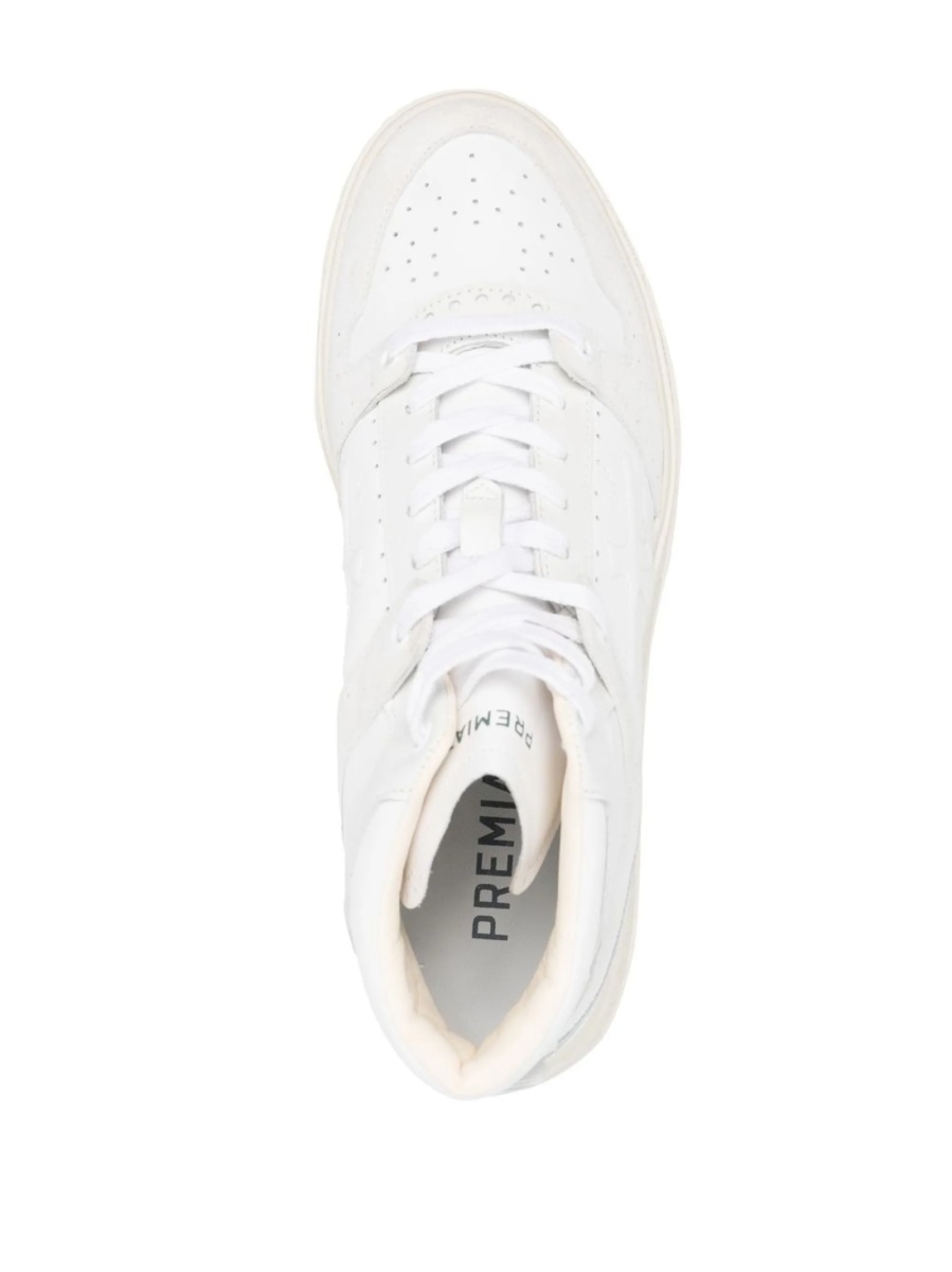 Sneakers Premiata negri din piele - Img 4