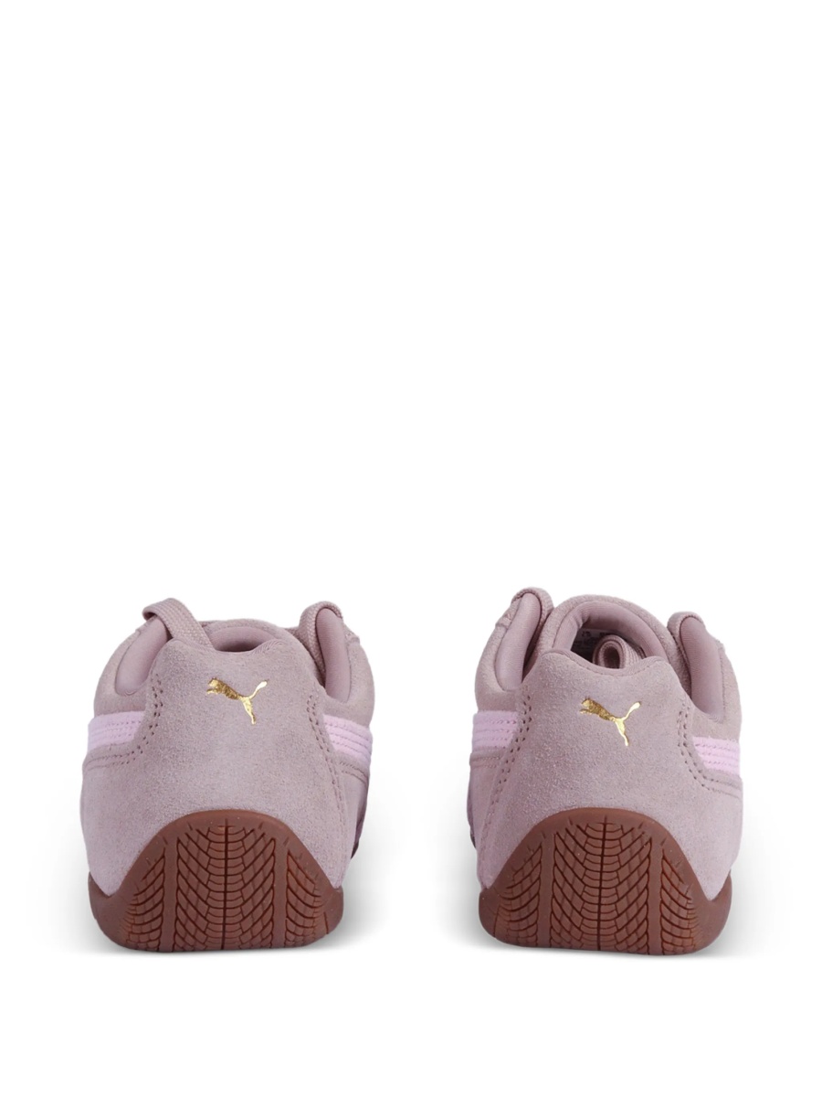 Sneakers Puma Kids roz din piele intoarsa - Img 3
