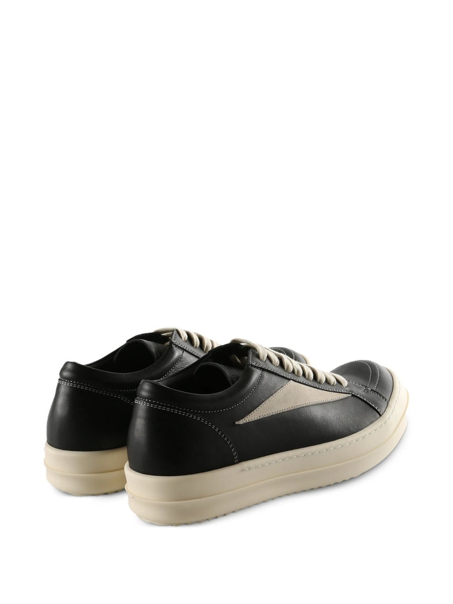 Sneakers Rick Owens negri din piele - Img 3