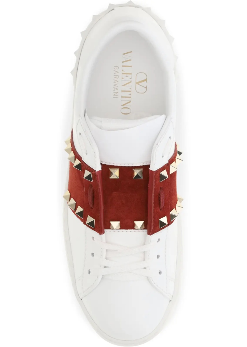 Sneakers Rockstud Untitled Sneakers with suede band - Img 4