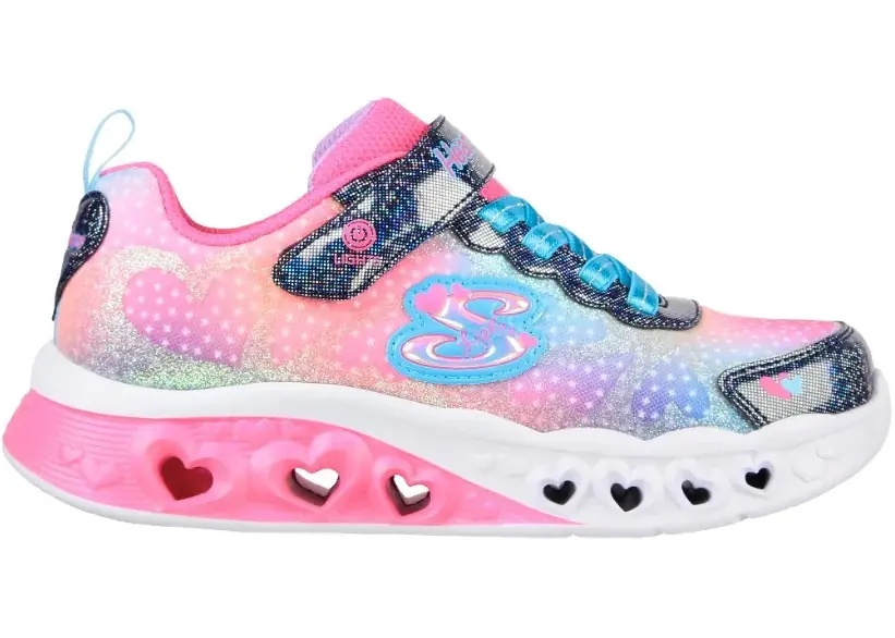 Sneakers S-Lights Flutter Heart Lights - Simply Love 302315L-NVMT Navy/Multi - Img 2