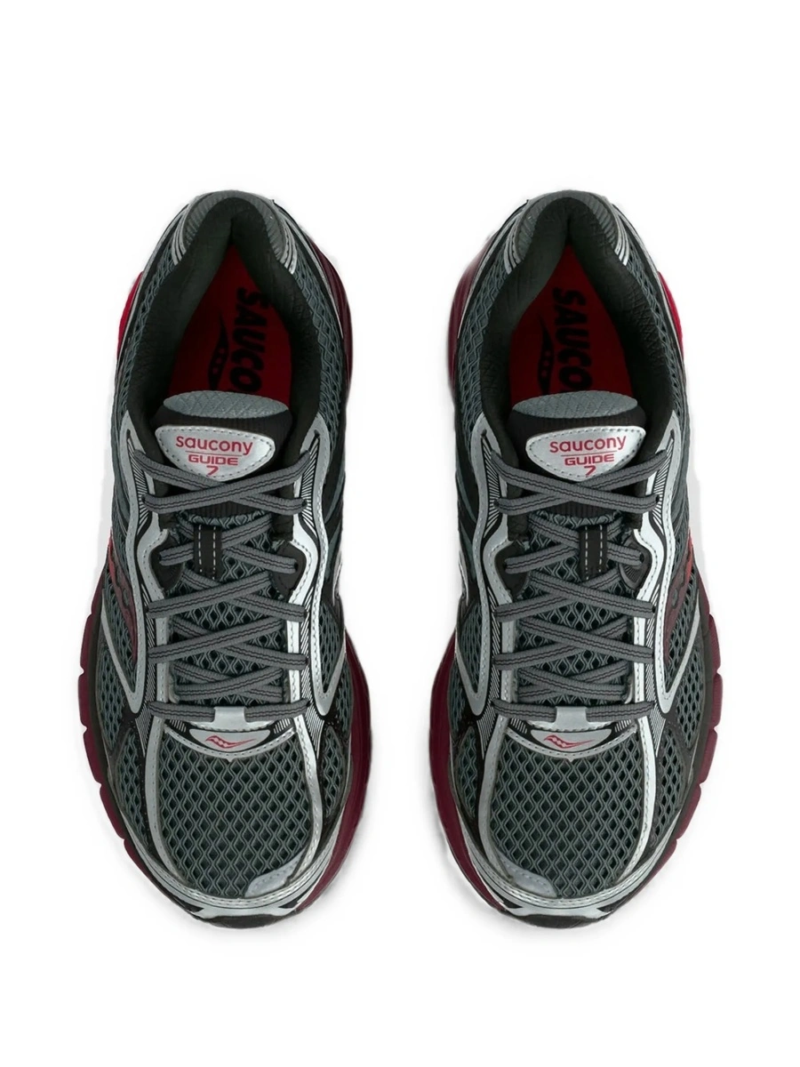 Sneakers Saucony gri din plasa - Img 4