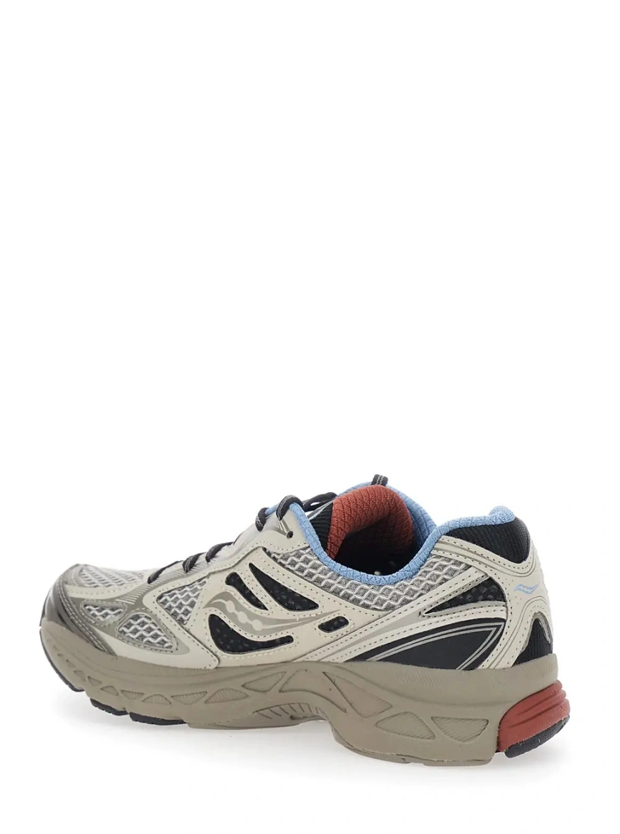 Sneakers Saucony multicolor din mesh si cauciuc - Img 3
