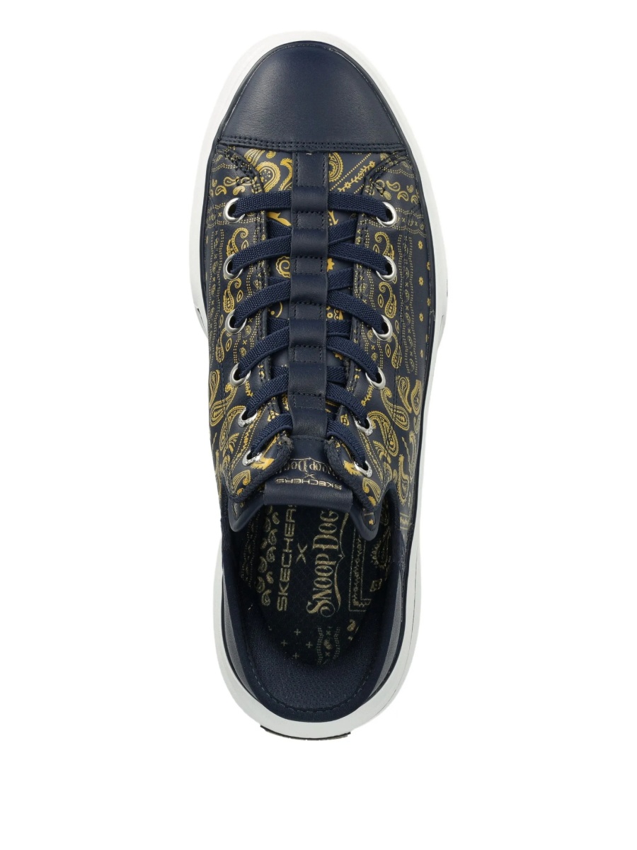Sneakers SKECHERS albastri din piele - Img 4
