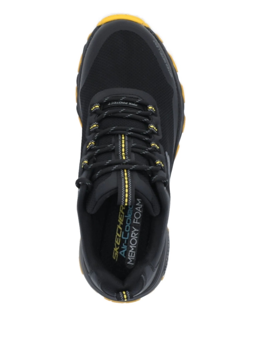 Sneakers SKECHERS negri din polyester si poliuretan - Img 2
