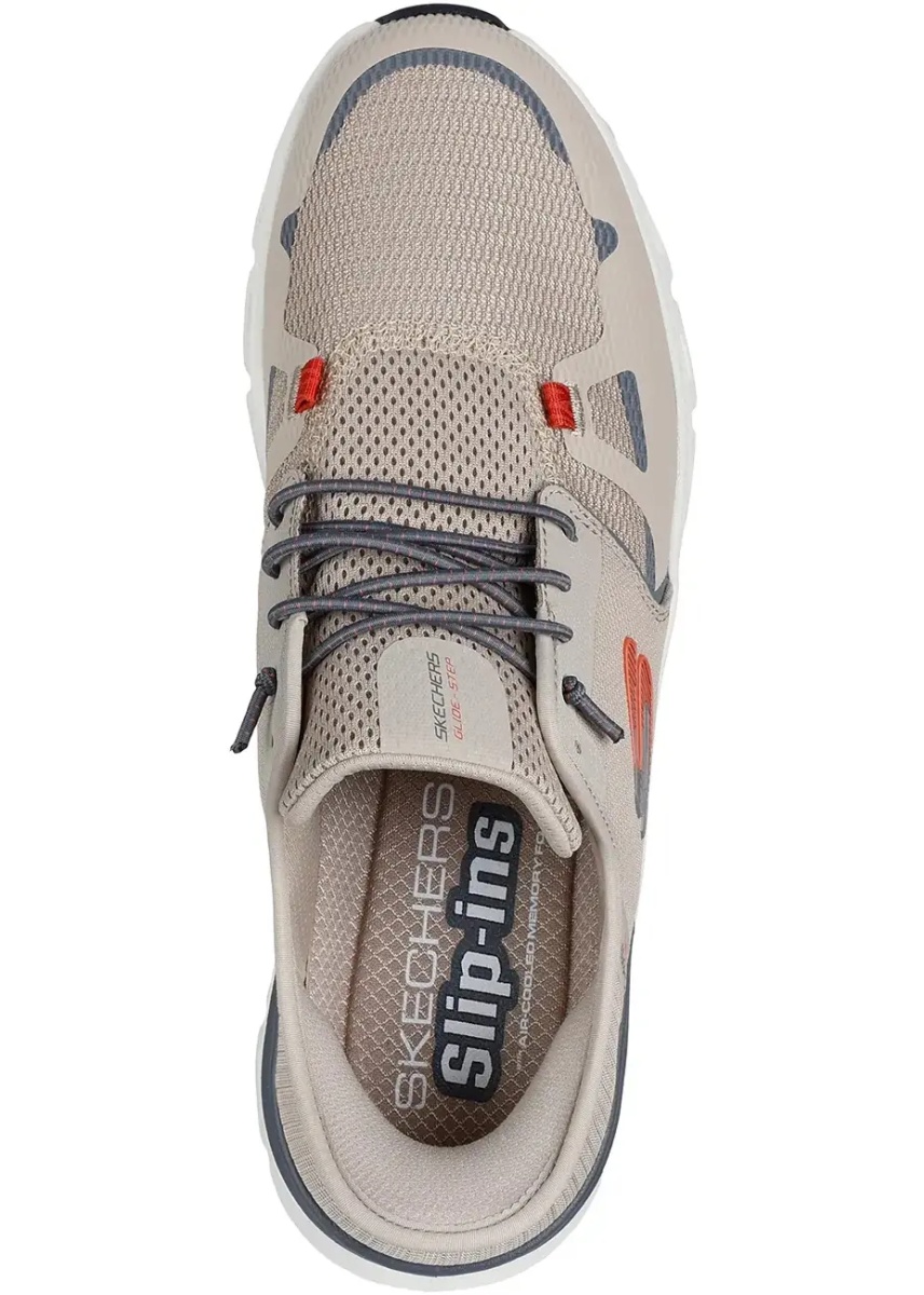Sneakers Slip-ins Glide-Step Pro Taupe Orange - Img 3