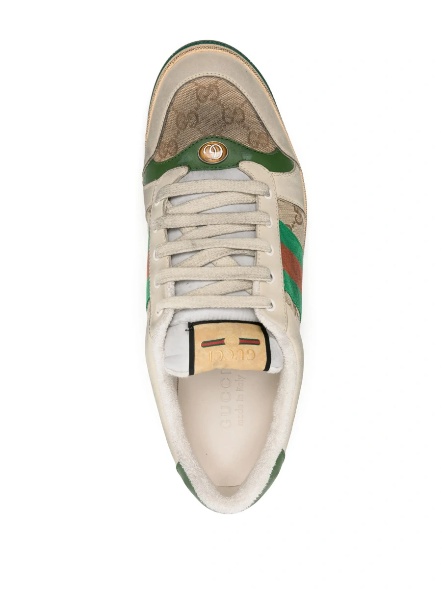 Sneakers Sneaker 'Screener' with Web Detail on the Side in GG Supreme Canvas and Multicolor Leather for Men - Img 7