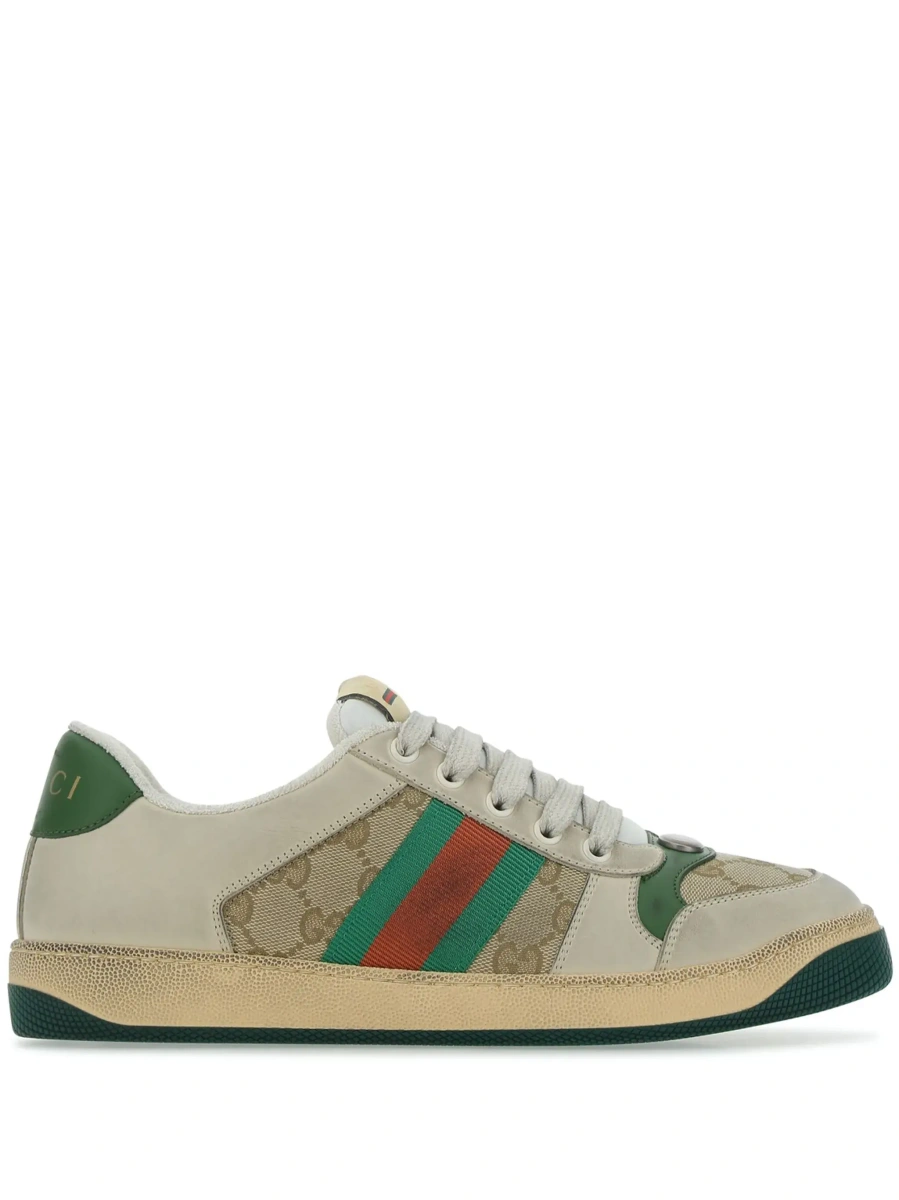 Sneakers Sneaker 'Screener' with Web Detail on the Side in GG Supreme Canvas and Multicolor Leather for Men - Img 8