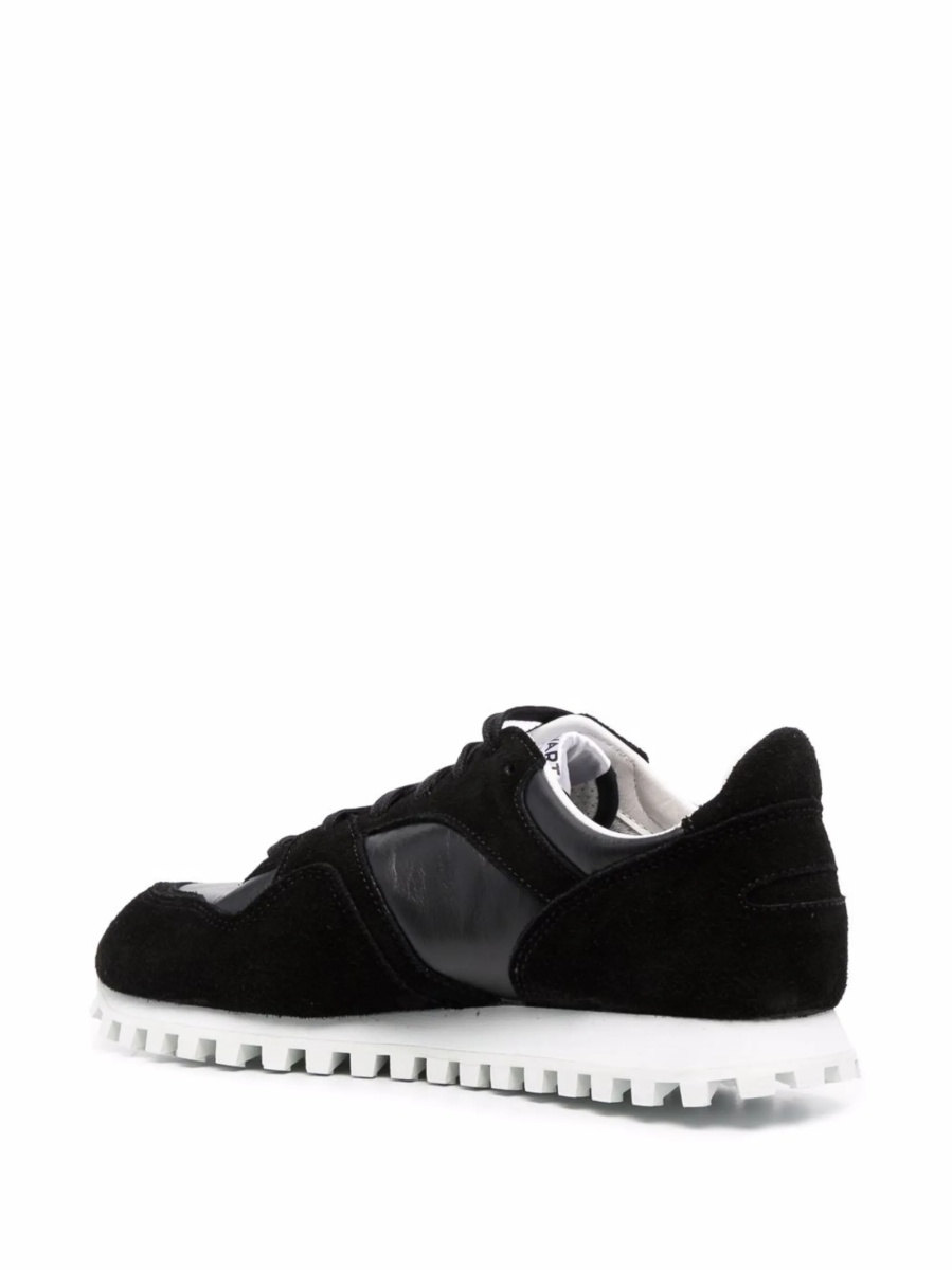 Sneakers SPALWART negri din material textil - Img 3