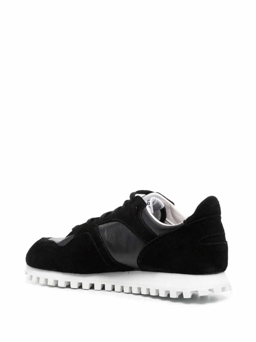 Sneakers SPALWART negri din material textil - Img 3