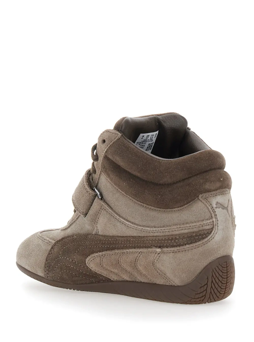 Sneakers Speedcat Wedge Wns Sneakers with high heel and rubber sole Brown Woman - Img 3