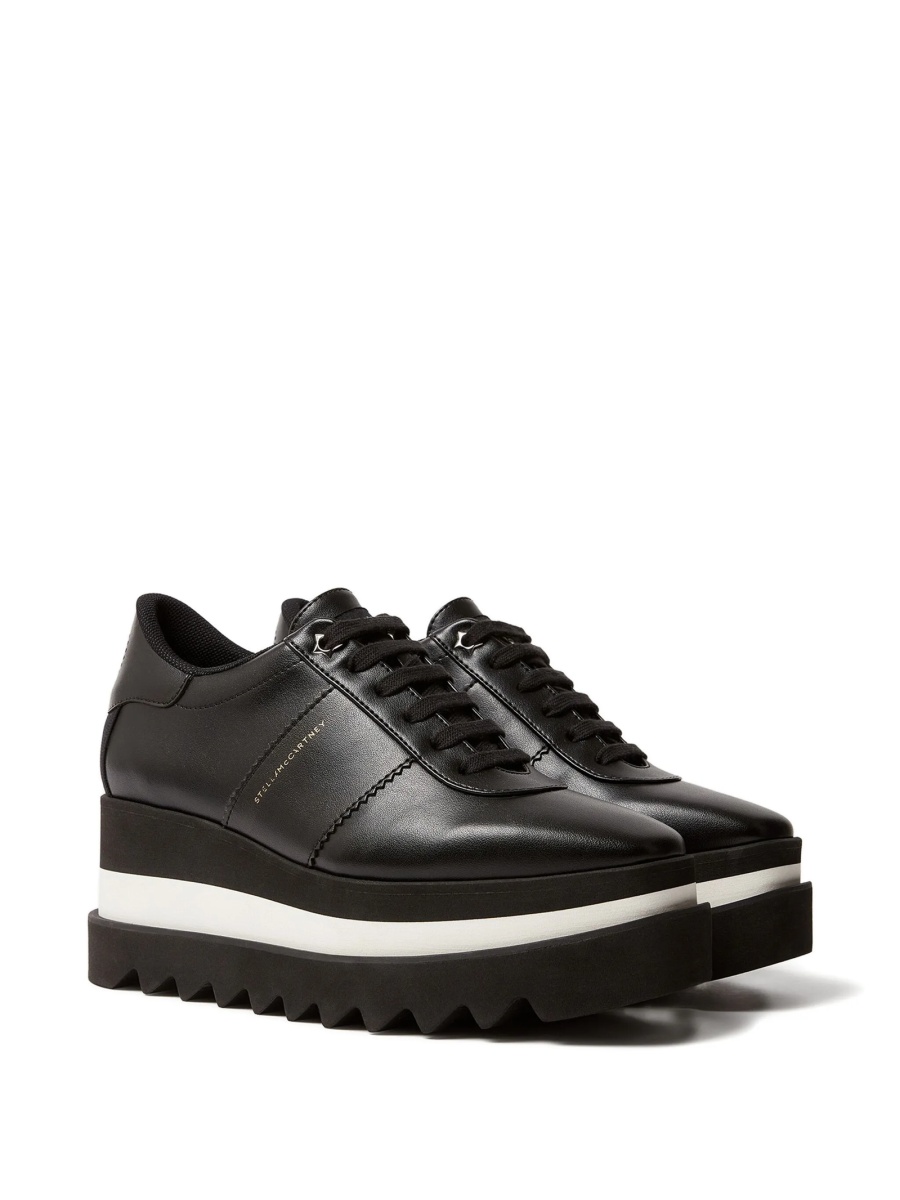 Sneakers Stella McCartney elyse negri din bumbac organic si poliester reciclat - Img 2