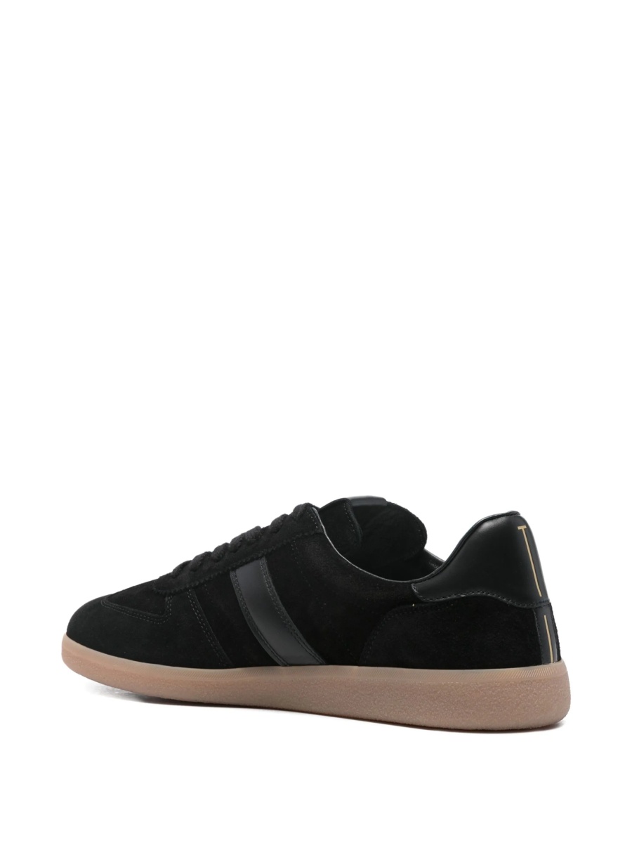 Sneakers Tom Ford negri din piele intoarsa si piele - Img 3