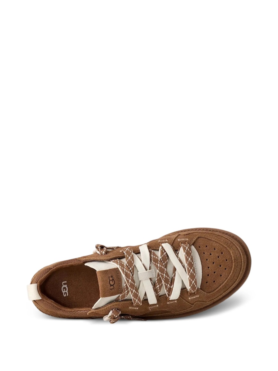 Sneakers UGG maro din piele intoarsa - Img 4