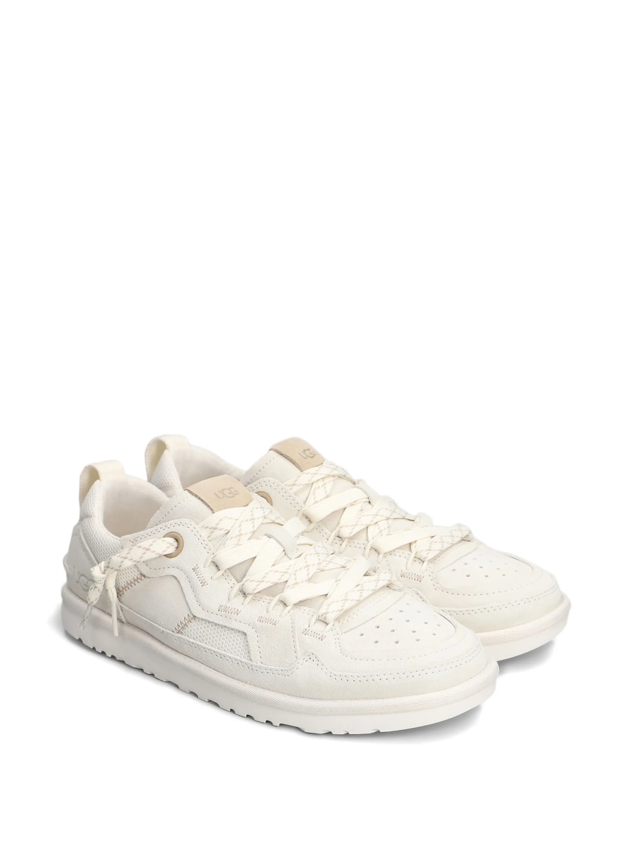 Sneakers UGG neutri din piele intoarsa si poliester reciclat - Img 2